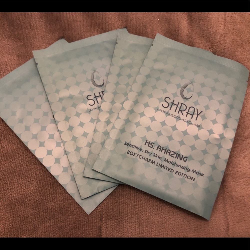 4 pack! Shray Ms. Amazing Moisturizing Sheet Masks